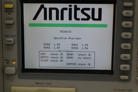 Anritsu MS2663C 9KHz-8.1GHz Spectrum Analyzer