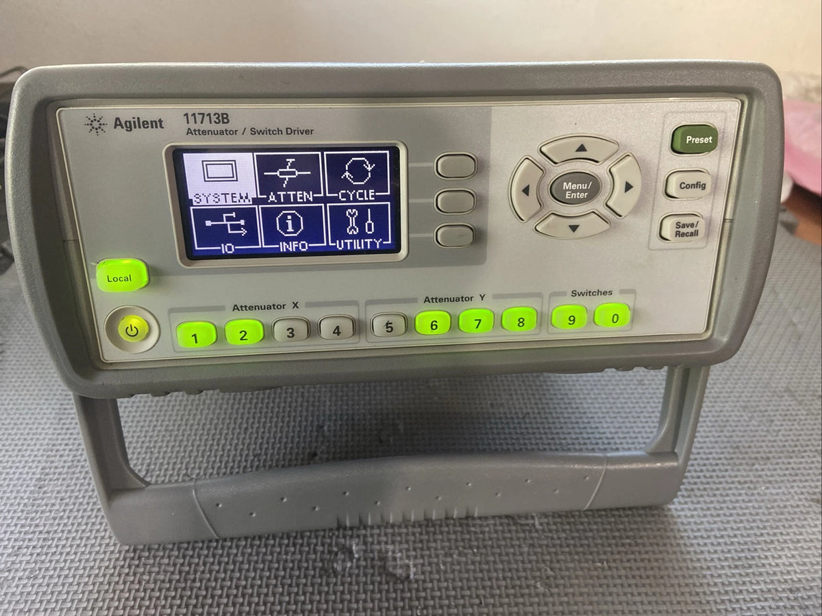 Agilent LXI 11713B Attenuator/Switch Driver with Varivolts - Optional with 10 Pin Cable