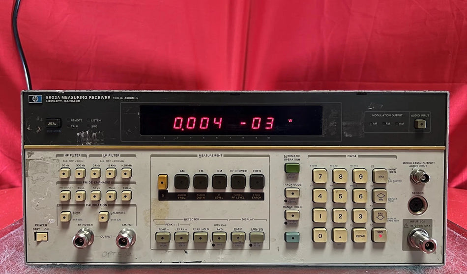 Agilent Keysight 8902A Measuring Receiver SN 2645A00894