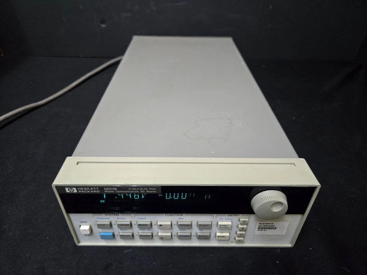 HP 66311B Mobile Communications DC Source 0-15V 0-3A 5A Peak