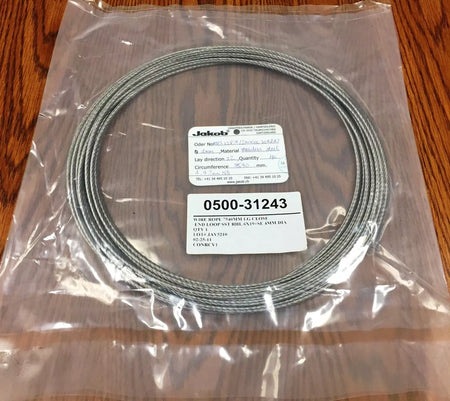 Stainless Steel Wire Sling Endless Loop Jakob 20113-0480 4mm x 7540mm