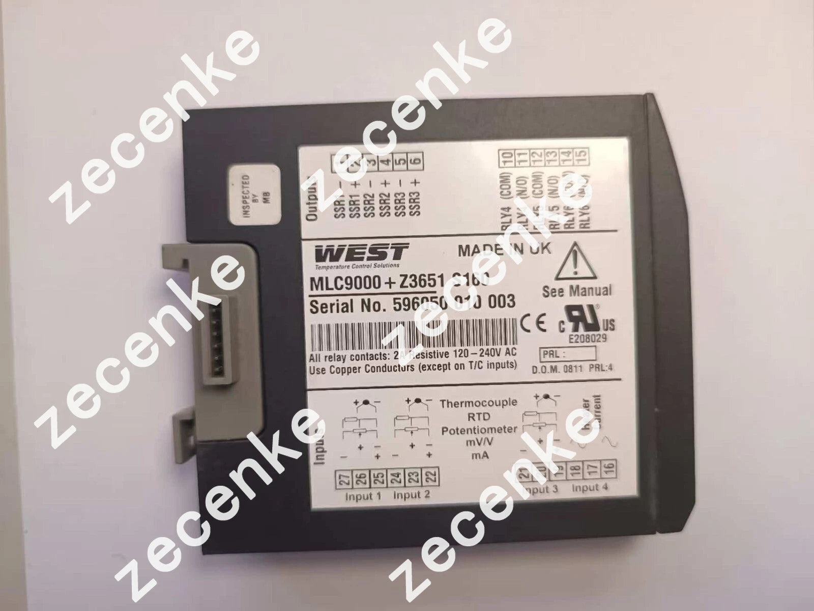 Used WEST MLC9000+Z3651 S160 Control Module