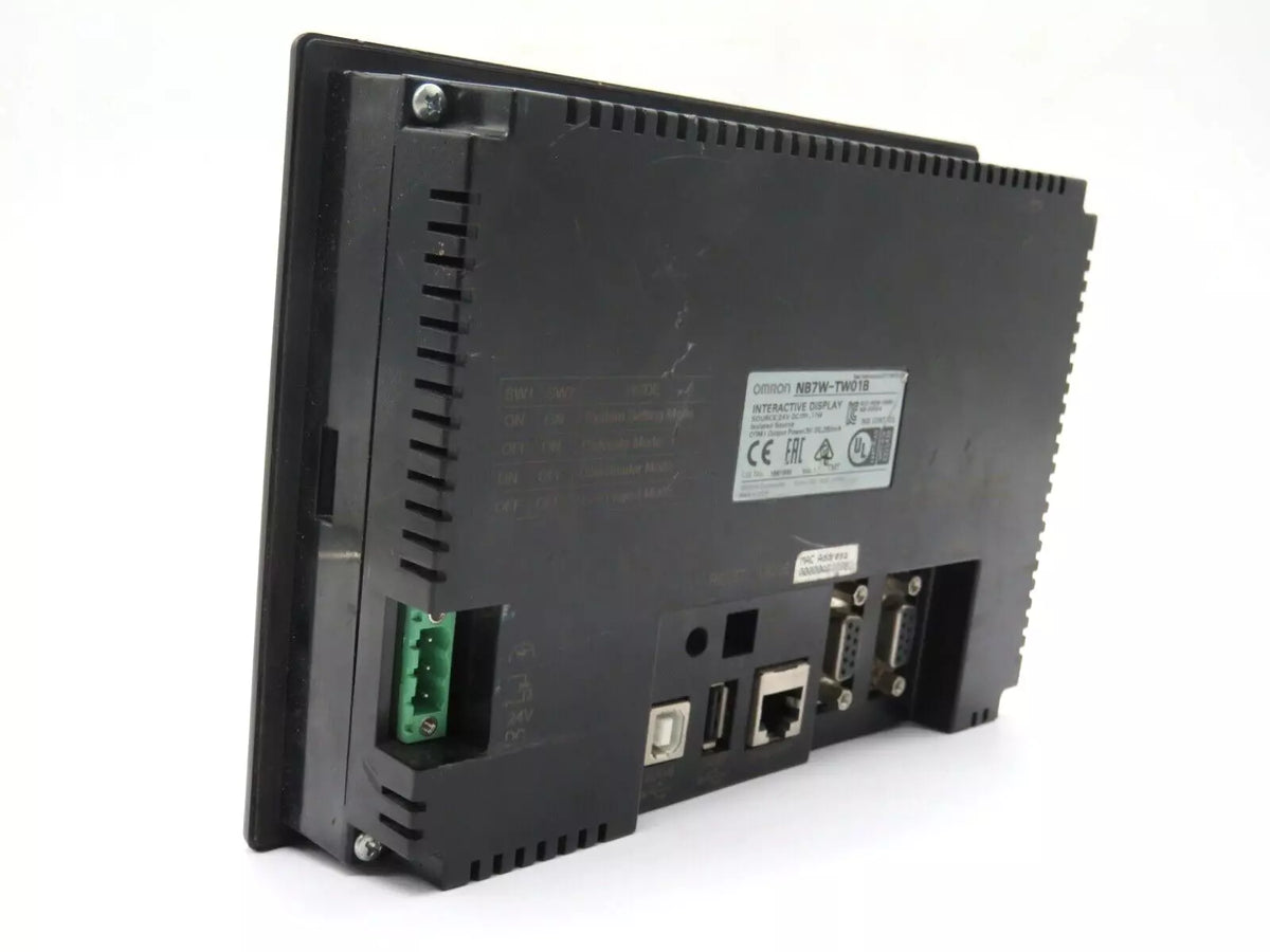Omron NB7W-TW01B Touch Screen Interactive HMI Display 24 VDC