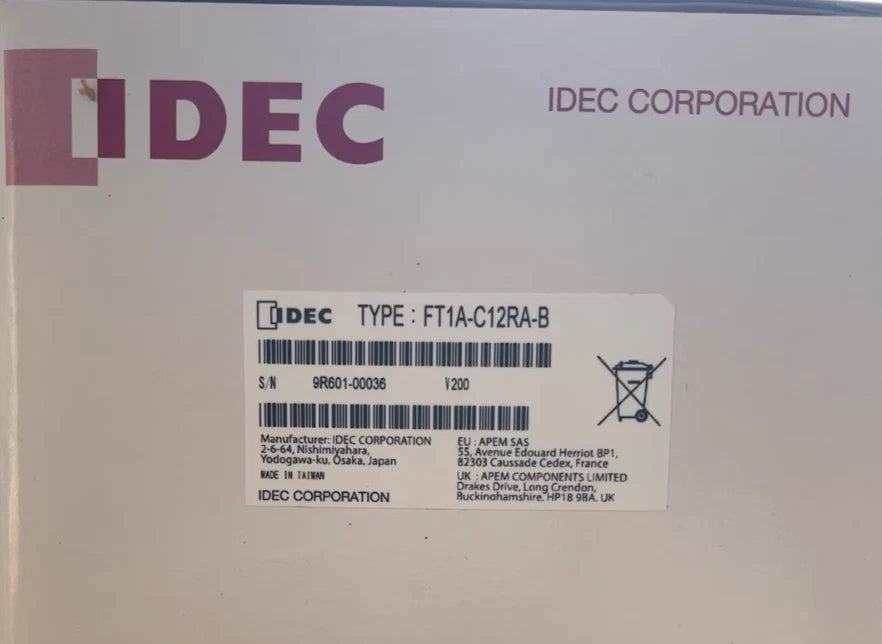 SMART AXIS HMI Operator Interface - FT1A-C12RA-B