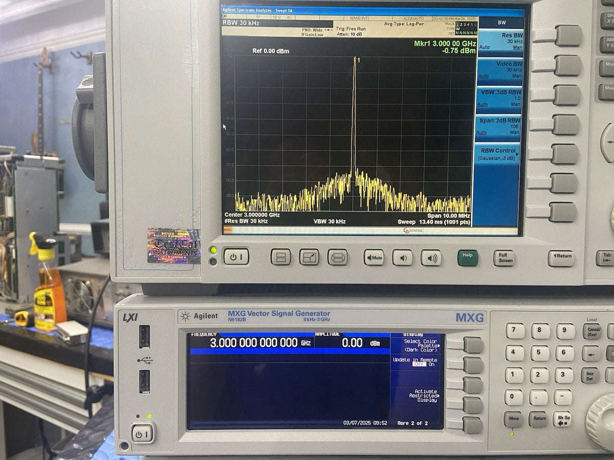 Agilent Keysight MXG N5182B Vector Signal Generator 9kHz-3GHz