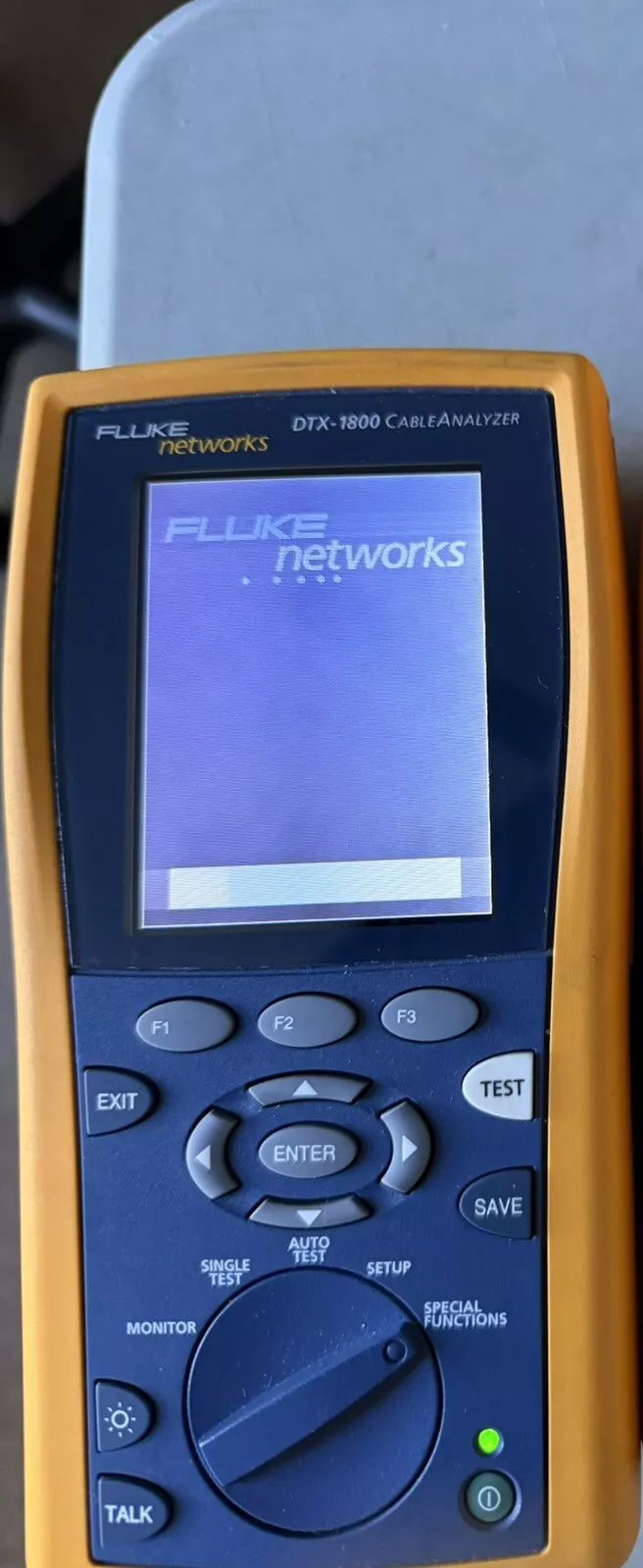 Fluke Networks DTX-1800 Cable Analyzer with DTX-SFM2 DTX-MFM2 DTX-PLA002 (Tested)