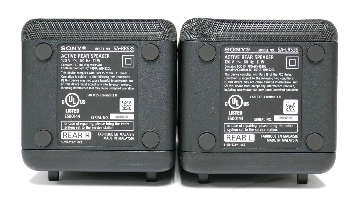 Sony SA-RS3S Wireless Rear Speakers (pair) - Free Shipping