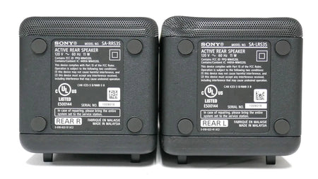 Sony SA-RS3S Wireless Rear Speakers (pair) - Free Shipping