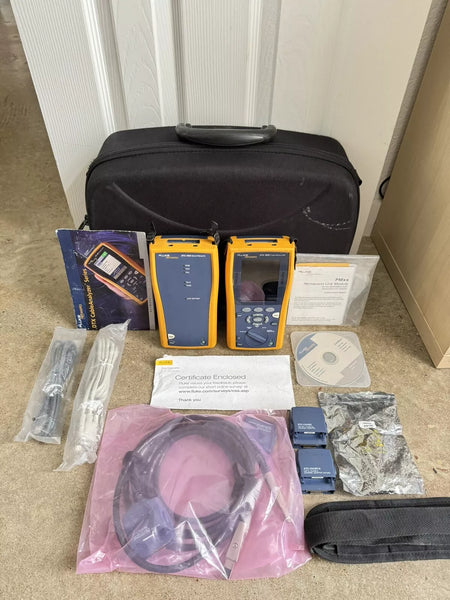Fluke Networks DTX-1800 Cat6 Cat6a Cable Tester Analyzer Kit