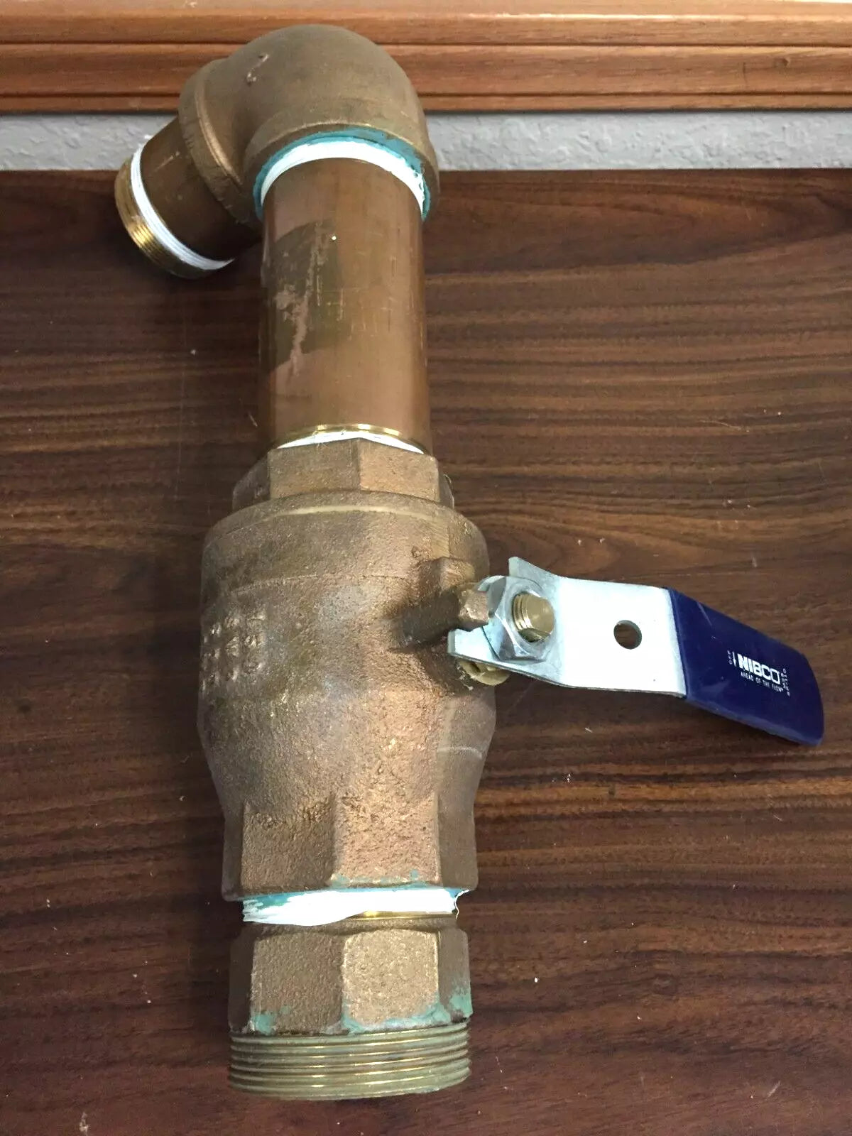 NIBCO 2 Female NPT Threaded Bronze Ball Valve, 600 CWP, 150 SWP with Fittings