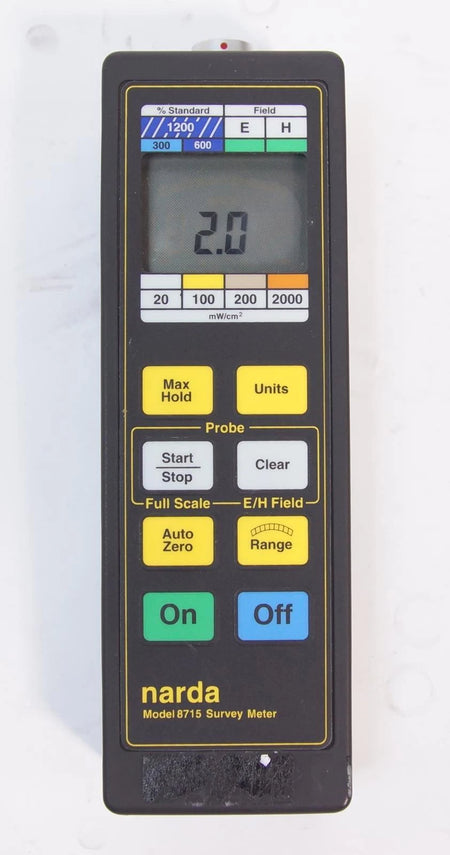 NARDA 8715 Electromagnetic Radiation Survey Meter with Case
