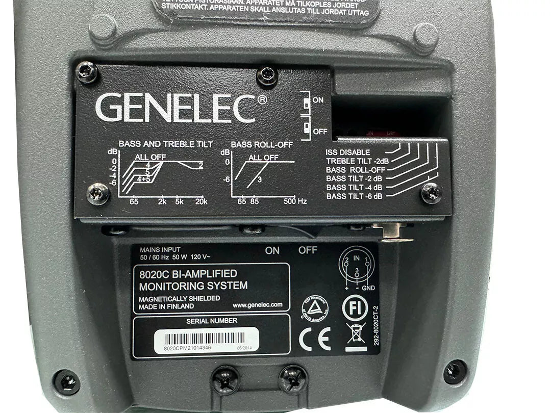 Genelec 8020C Bi-Amplified Monitoring System 120V Mains