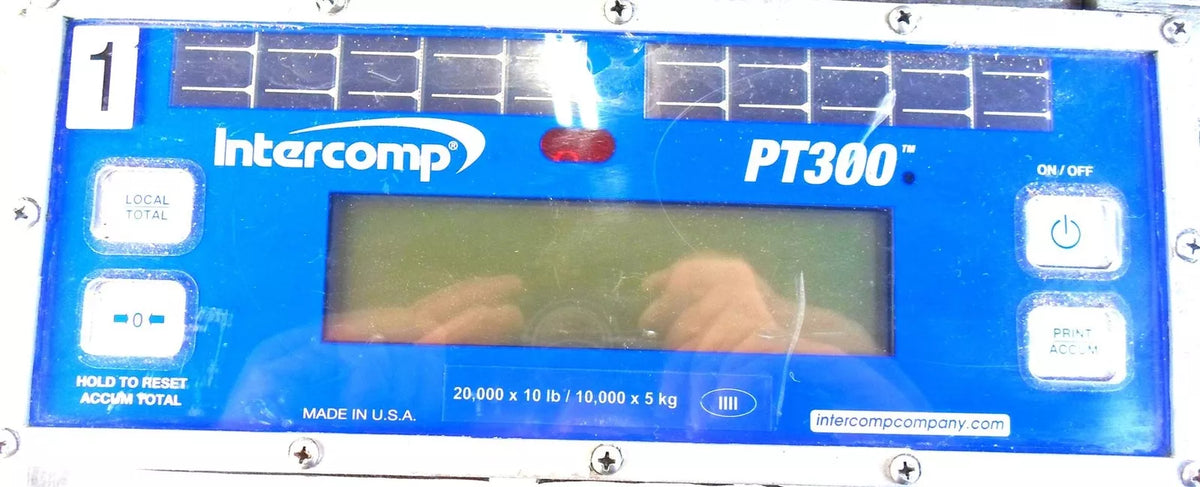 Intercomp PT-300 20,000*20LB/10,000*10kg Portable Digital Scale