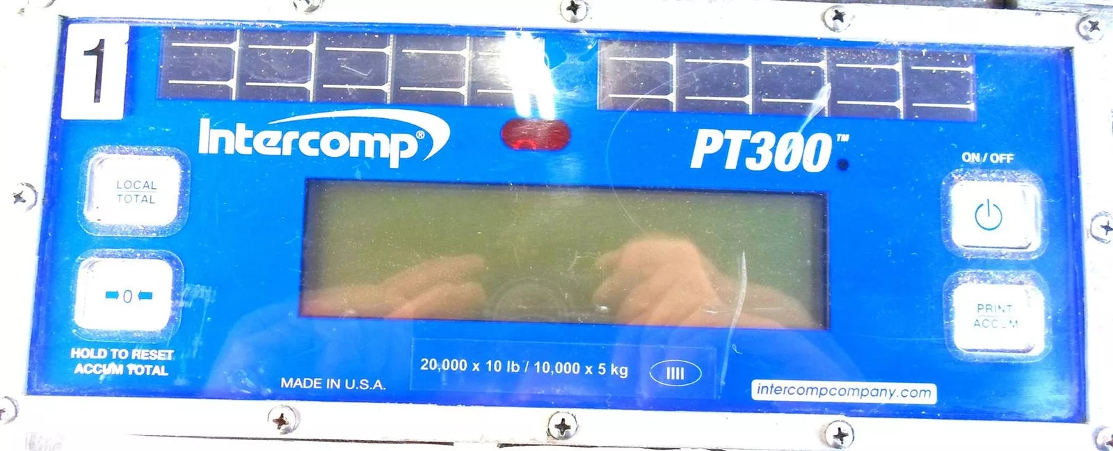 Intercomp PT-300 20,000*20LB/10,000*10kg Portable Digital Scale