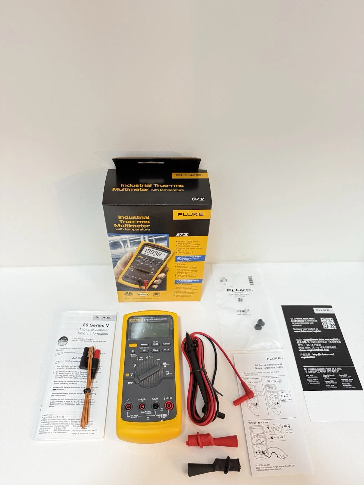 87 Multmeter Fluke 87-V Industrial True RMS Digital Multimeter (MFG 2024) – XG eqpt