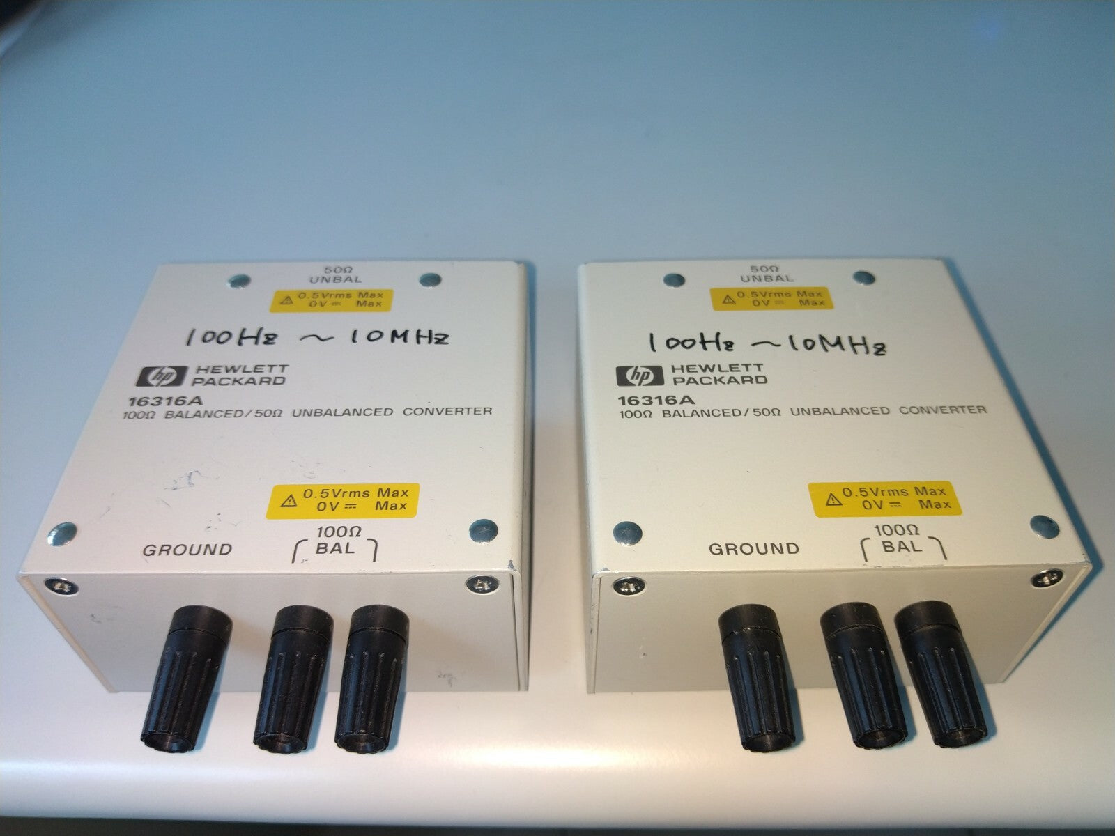 HP Agilent 16316A 100Ω Balanced / 50Ω Unbalanced Converter w/ HP 16316-60002 - XG eqpt