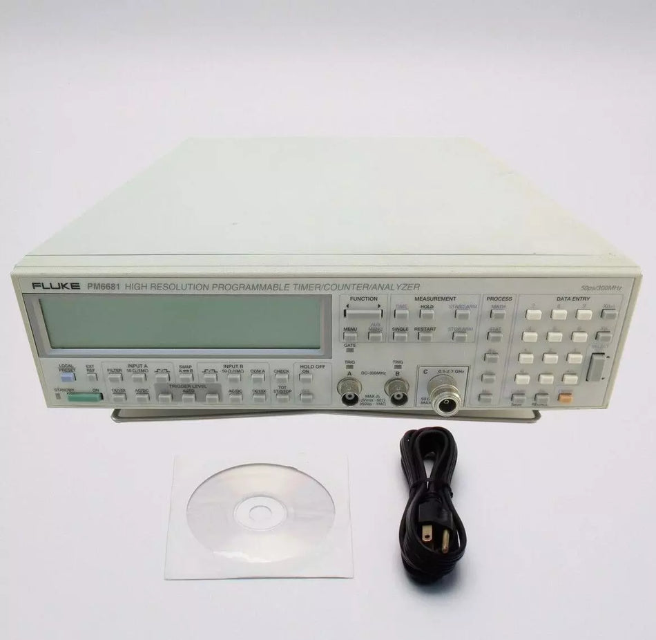 Fluke PM6681 High Resolution Programmable Timer / Counter / Analyzer PM 6681