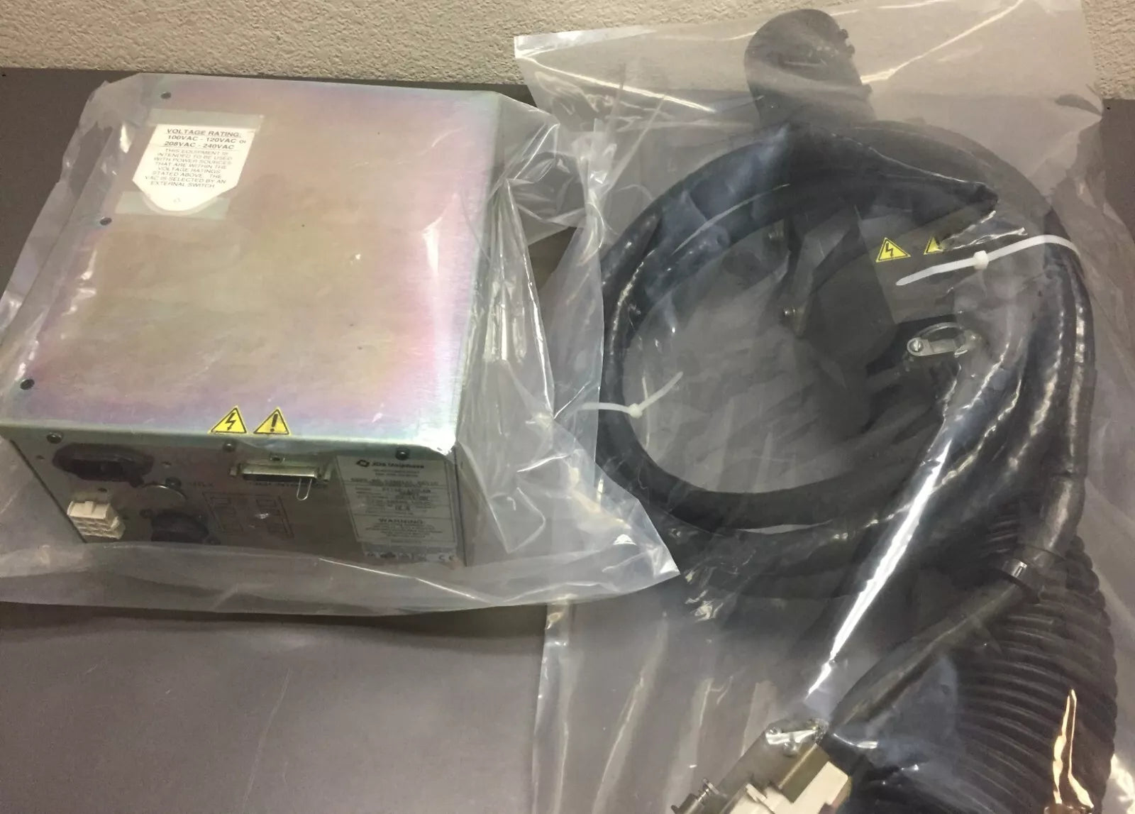JDS Uniphase 2214-20SLMD Argon Laser Head with JDSU 2114P-12SLAB Laser Power Supply