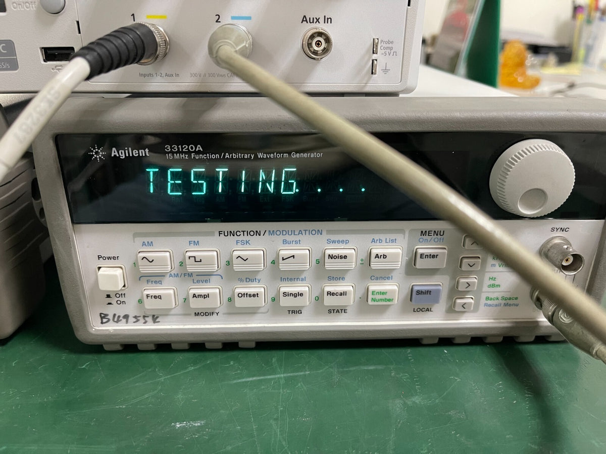 HP Agilent 33120A 15 MHz Function / Arbitrary Waveform Generator _9270