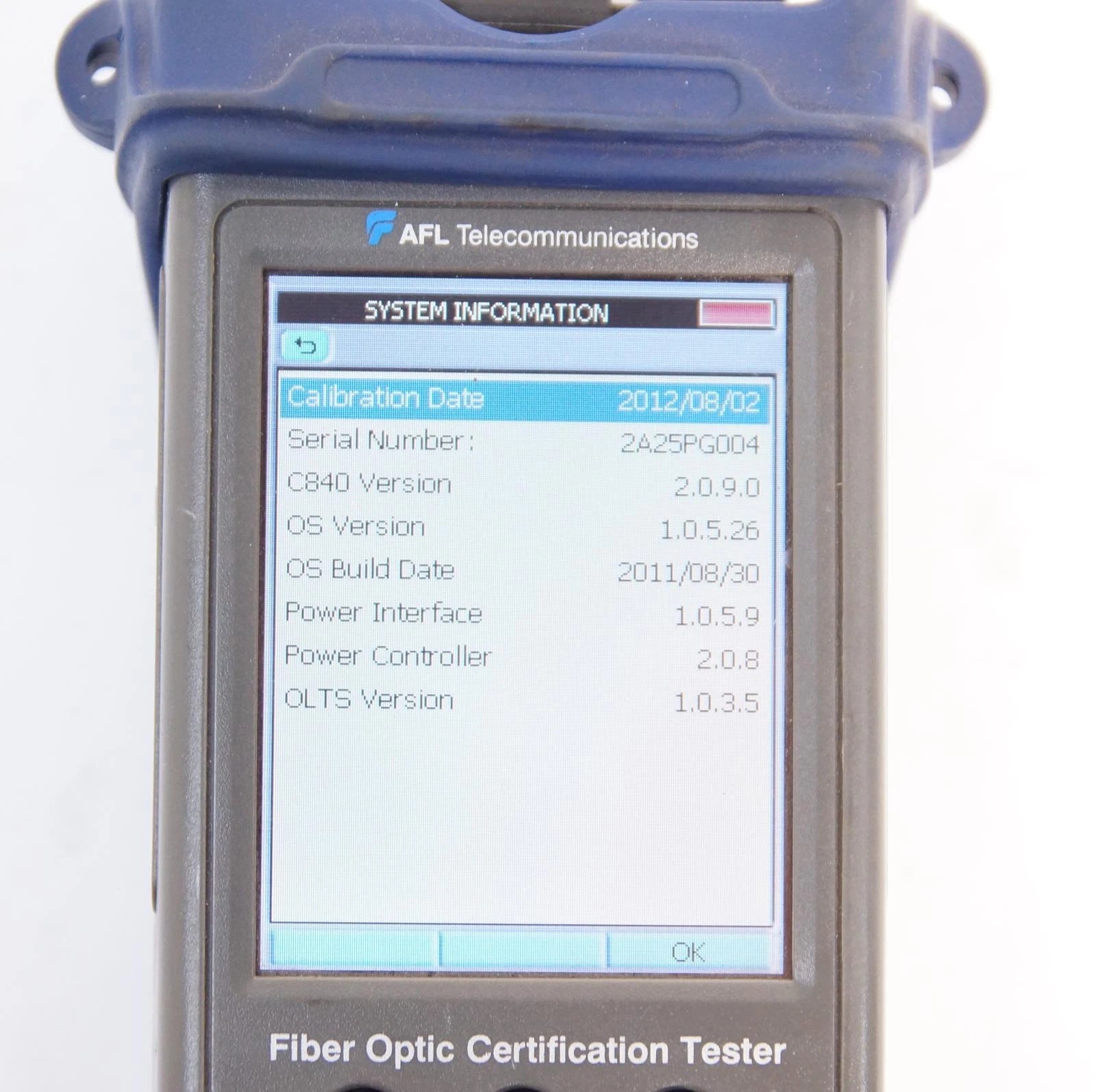 AFL Telecommunications / NOYES C840 QUAD Fiber Optic Certification Tester