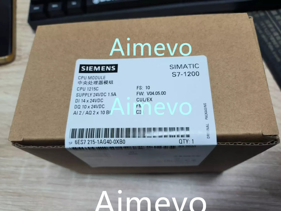 New In Box Siemens 6ES7215-1AG40-0XB0 6ES7 215-1AG40-0XB0 Modulebda