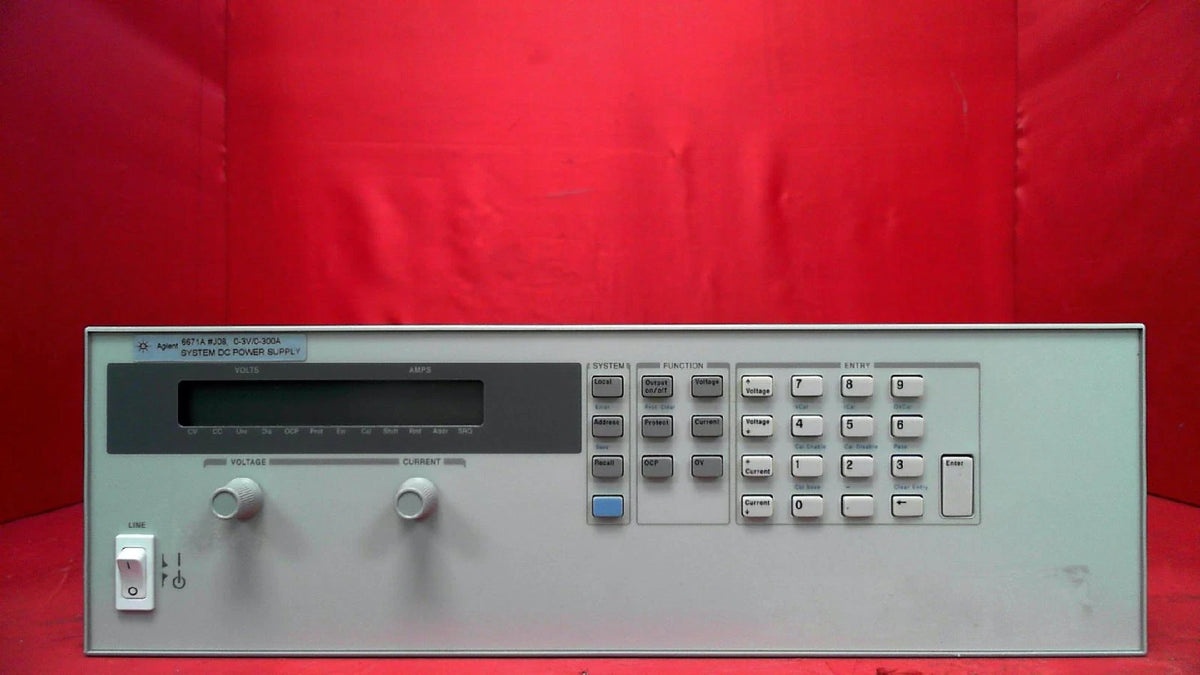 HP Agilent 6671A /J08 DC Power Supply 3 Volts 300 Amps