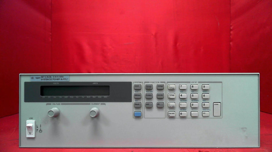 HP Agilent 6671A /J08 DC Power Supply 3 Volts 300 Amps