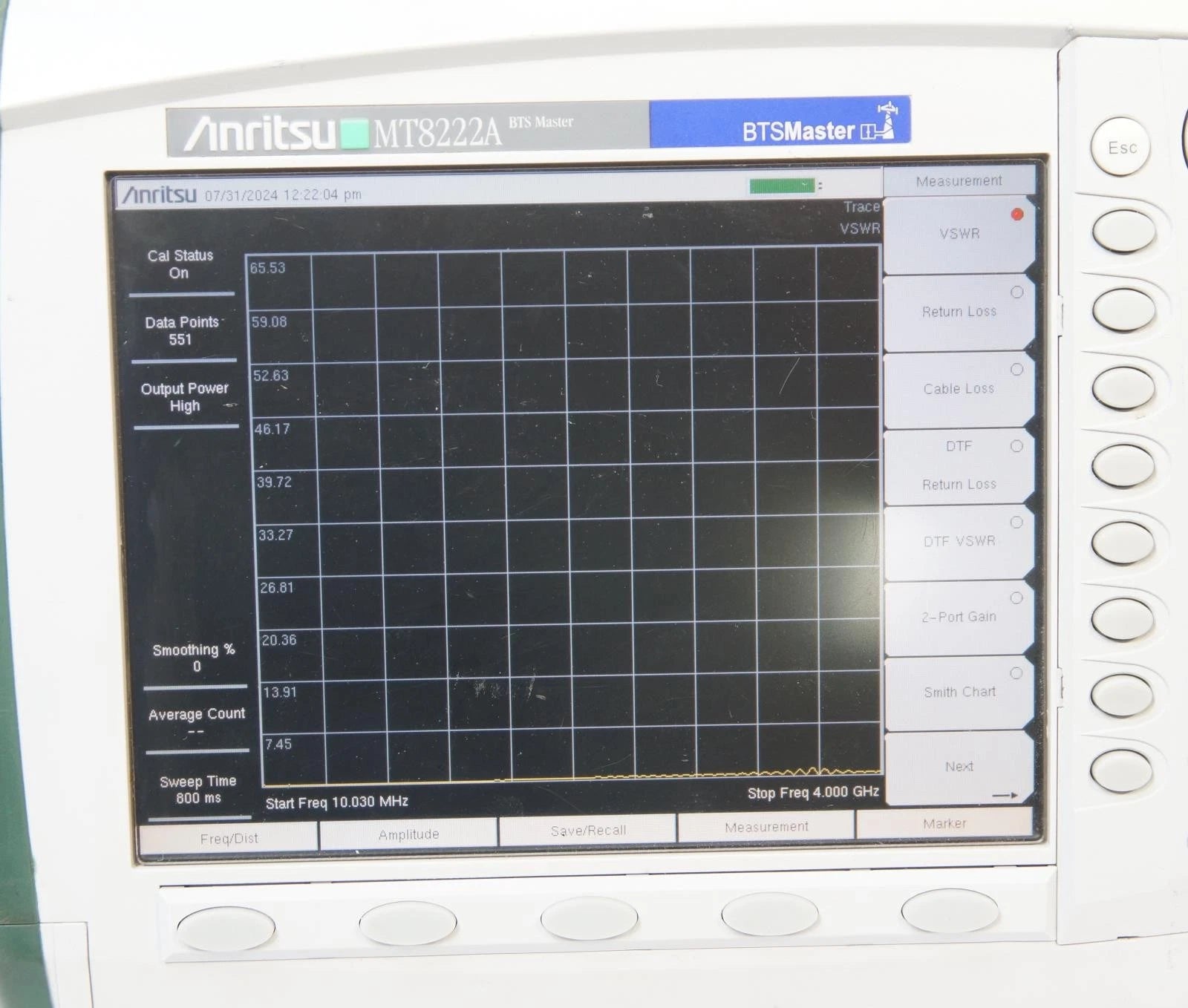 Anritsu MT8222A BTS Master Sweep Tester with Many Options & PSN50 Power Sensor