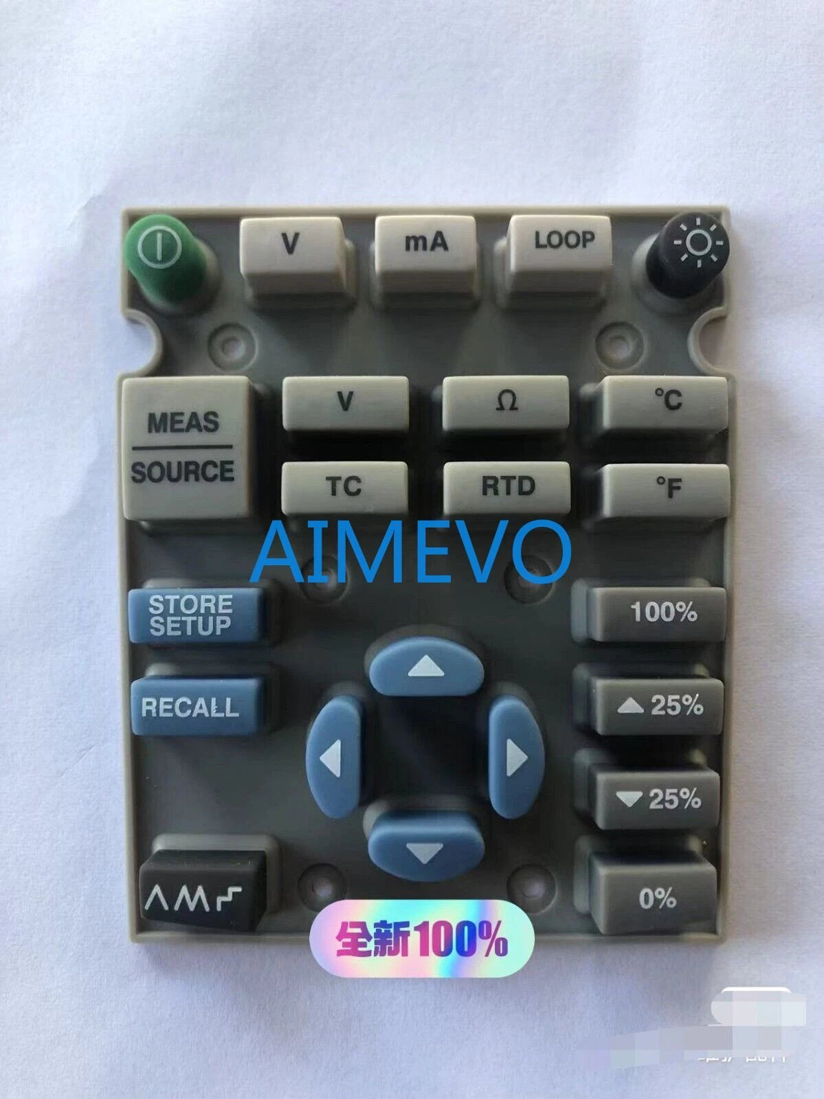 Silicone Membrane Key for Fluke 724 Temperature Calibrator Digital Keypad F724