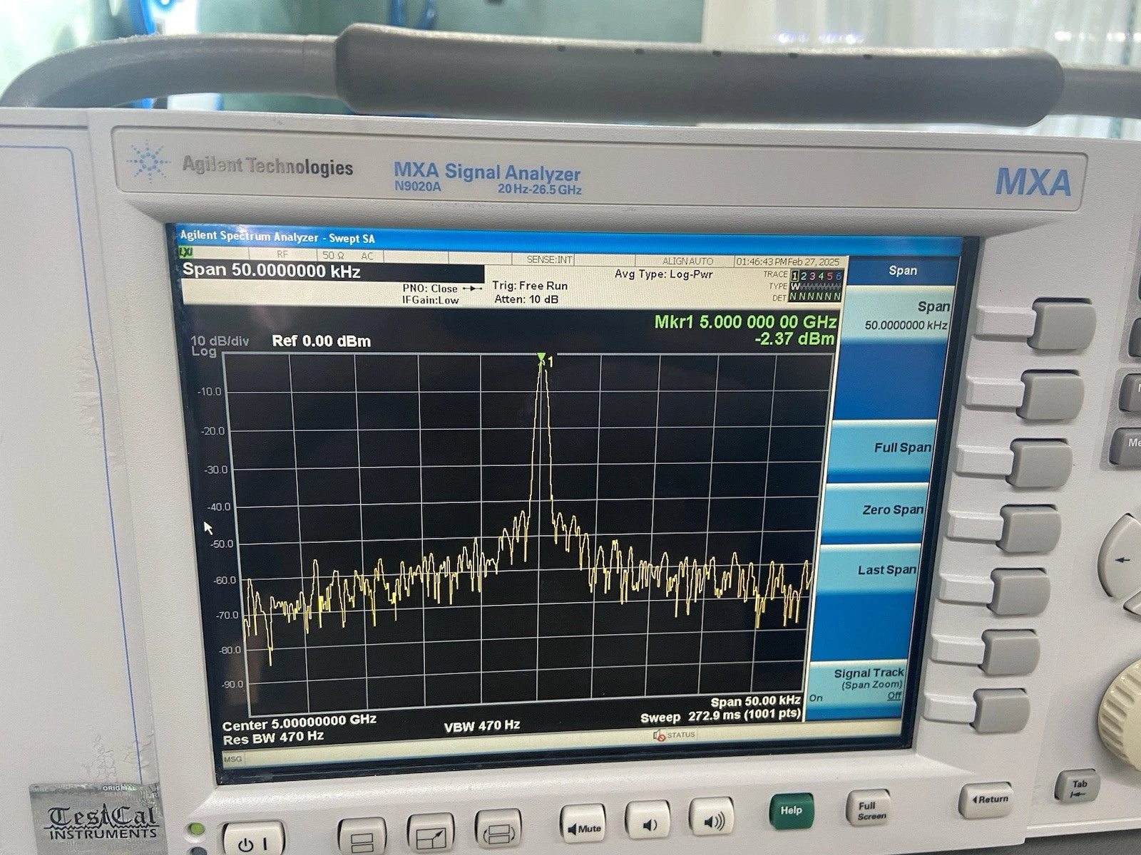 HP 83731A 2-20GHz Synthesized Sweep/CW Signal Generator CAL’d with Option 1E4 1E5