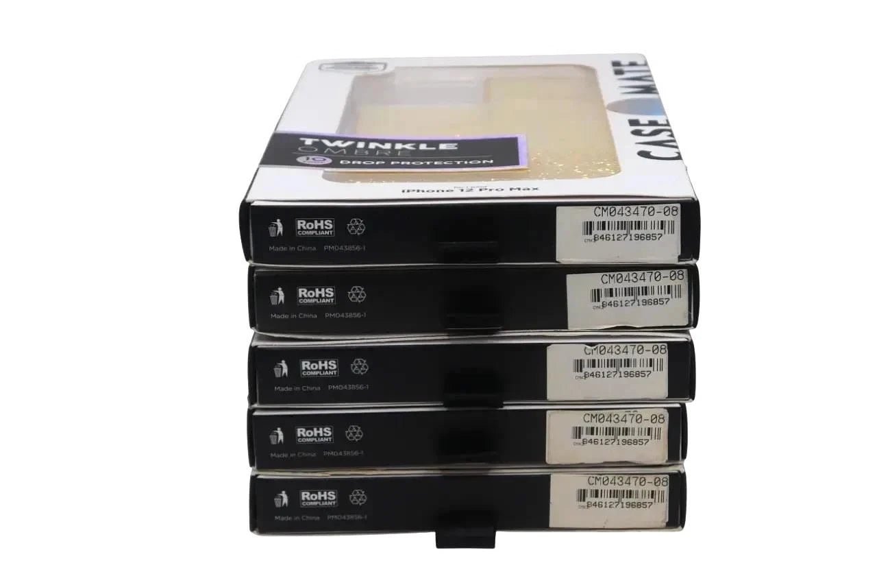 Lot of 5 Case Mate Twinkle Case for Apple iPhone 12 Pro Max - Free Shipping