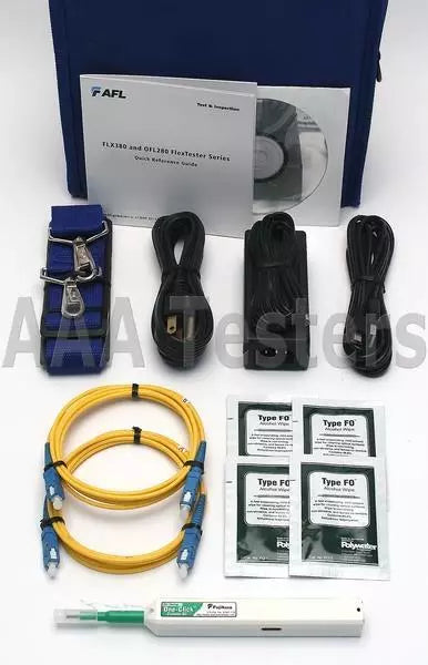 AFL Noyes OFL 280-100 SM 1310/1550 Fiber FlexTester OTDR w/ OPM & VFL OFL280-100 - XG eqpt