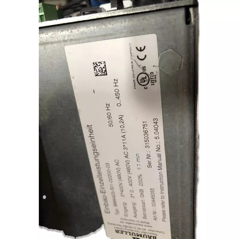 BAUMULLER BM4423-SI1-02200-03 Motor Controller for Industrial Use