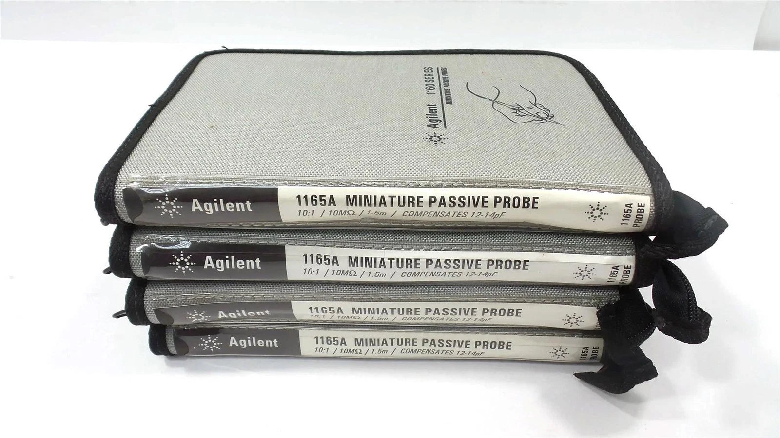 Lot 4 Agilent 1160 Series (1165A) Miniature Passive Probe with Accessories