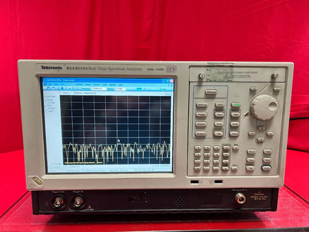 Tektronix RSA6114A Real Time Spectrum Analyzer 9 kHz-14 GHz OPT. 02/05/110/20