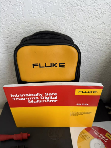 Fluke 28 II Ex True RMS Multimeter with Leads & Bag - Tested