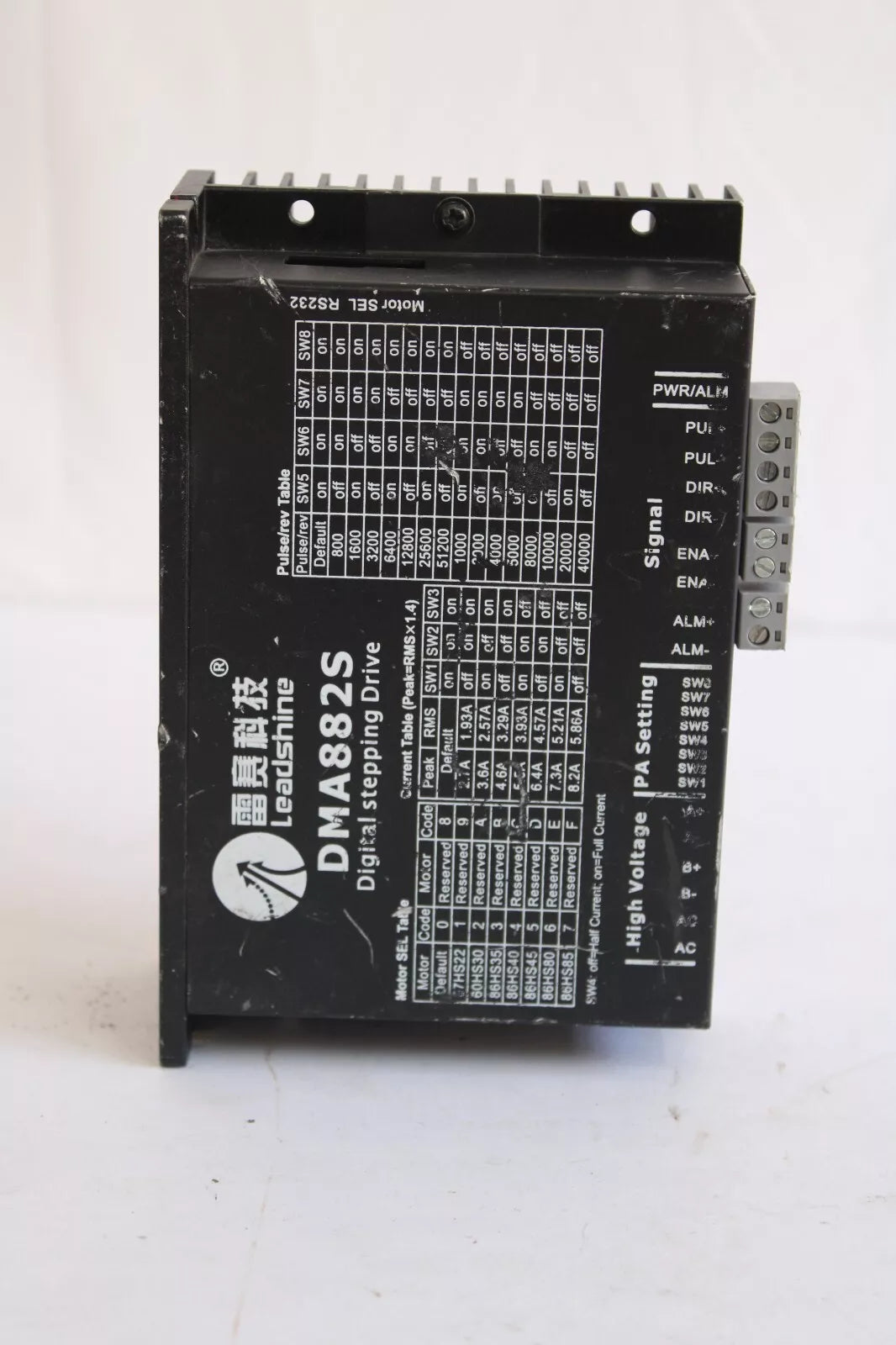 Leadshine DMA882S Digital Stepping Drive for Stepper Motor RS232