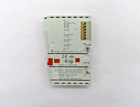 Beckhoff EL 9100 EtherCAT 24V Potential Supply Terminal PLC Module - 2 PCS