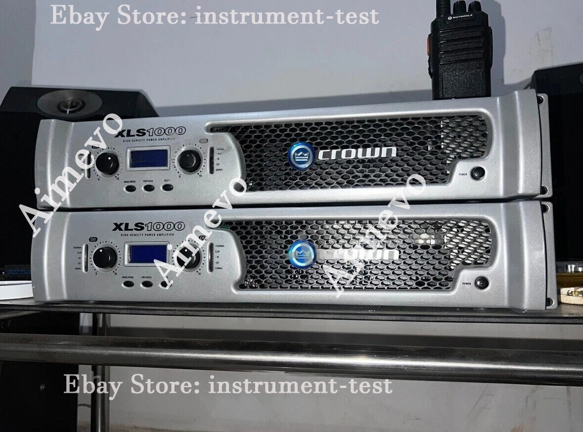Crown XLS 1000 Two-Channel Professional High-Density Power Amplifier