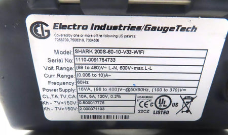 SHARK 200S-60-10-V33-WIFI Electric Meter with Advanced Connectivity