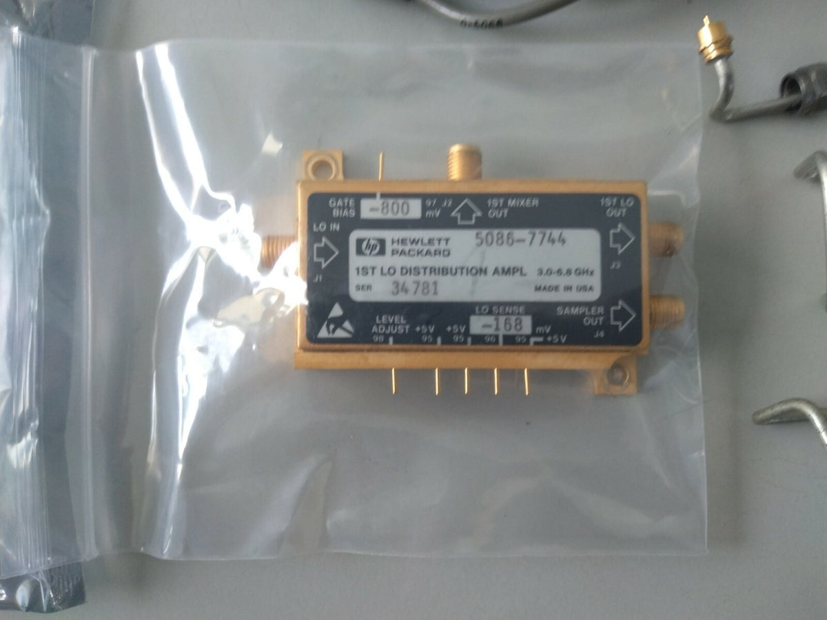 HP Agilent 5086-7744 1st LO Distribution Amplifier for 8594E Spectrum Analyzer - XG eqpt