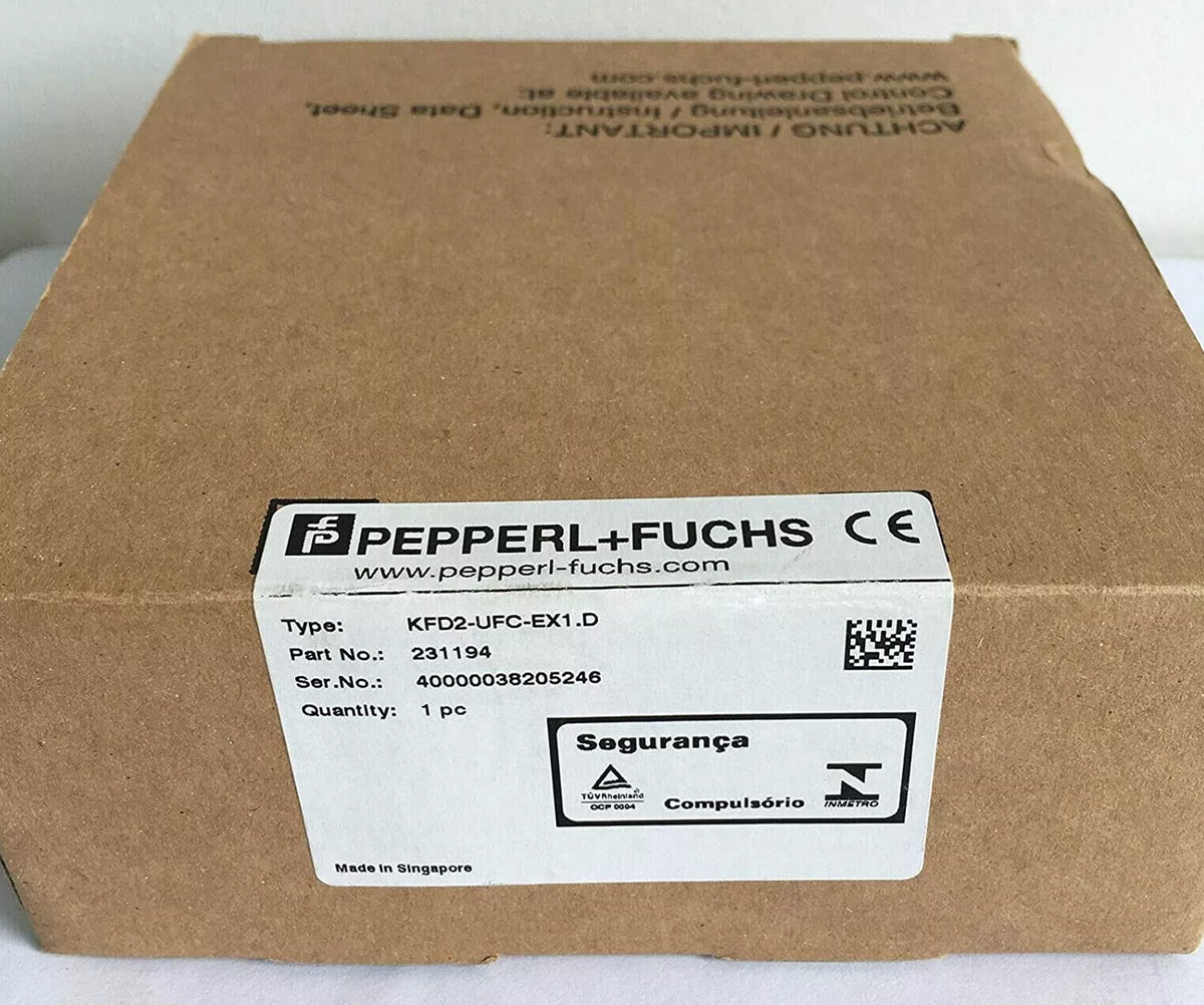 PEPPERL+FUCHS KFD2-UFC-EX1.D Adjustment Frequency Converter