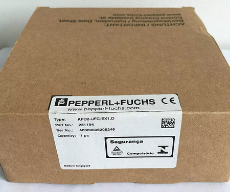PEPPERL+FUCHS KFD2-UFC-EX1.D Adjustment Frequency Converter