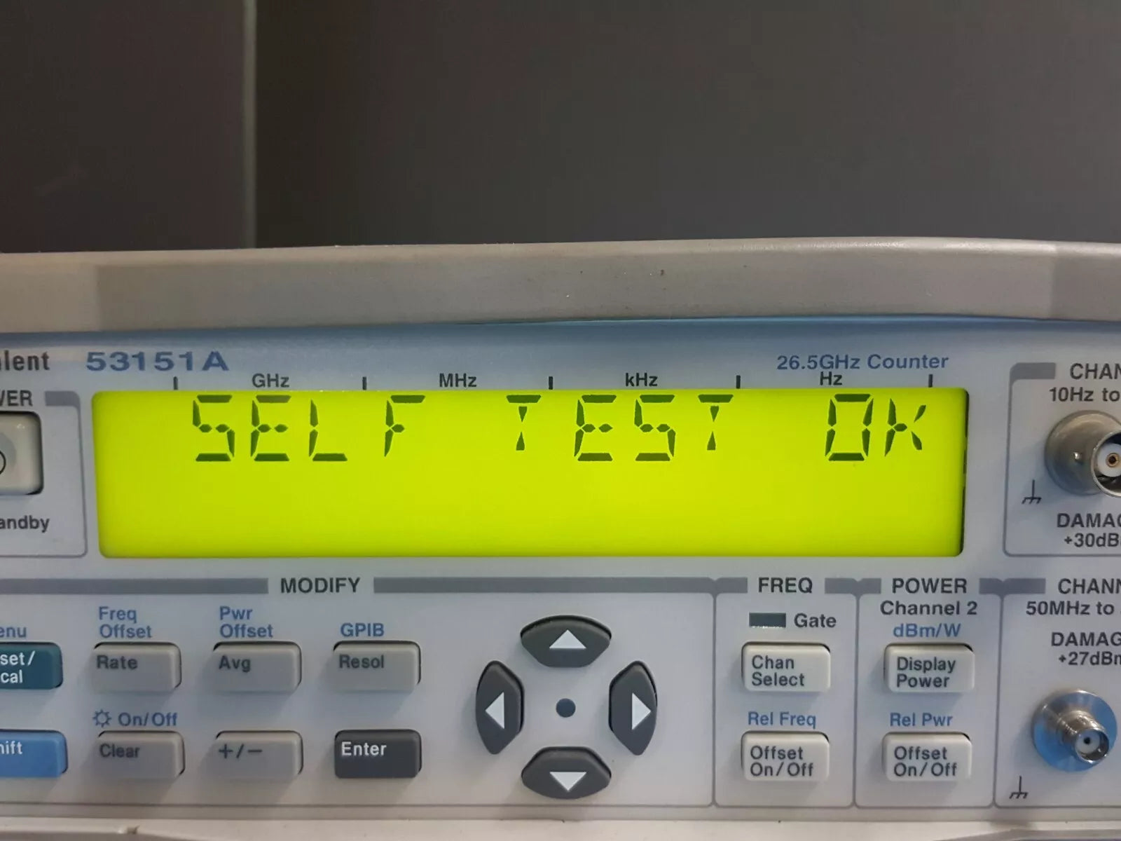 Agilent 53151A CW Microwave Frequency Counter 26.5 GHz (0576)