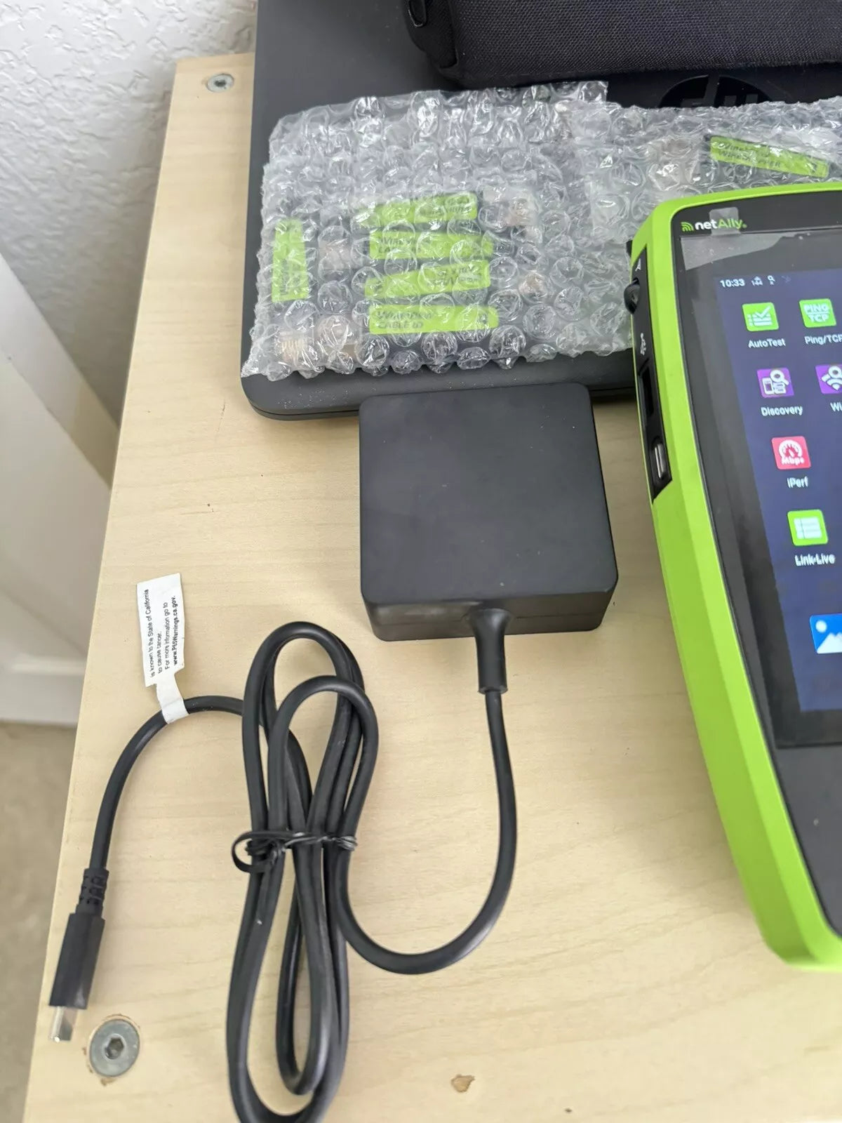 NetAlly AirCheck G3 Pro Wireless Tester Kit with 1-6 Wire View w/Bag & Cables