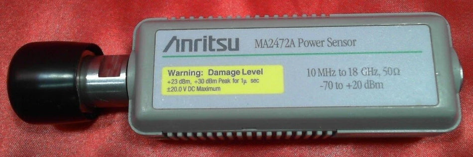 Anritsu MA2472A RF Power Sensor 10 MHz to 18 GHz, -70 to +20dBm