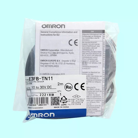 Omron E3FB-TN11 Sensor E3FBTN11 - 1PC, New, Expedited Shipping