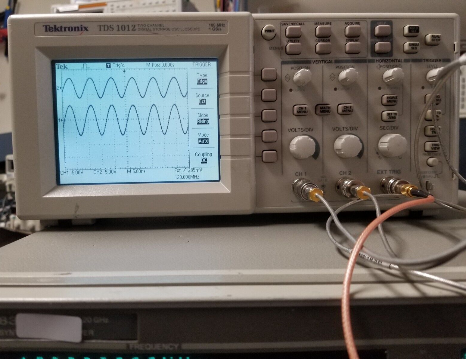 Tektronix TDS1012 100MHz Digital Storage Oscilloscope