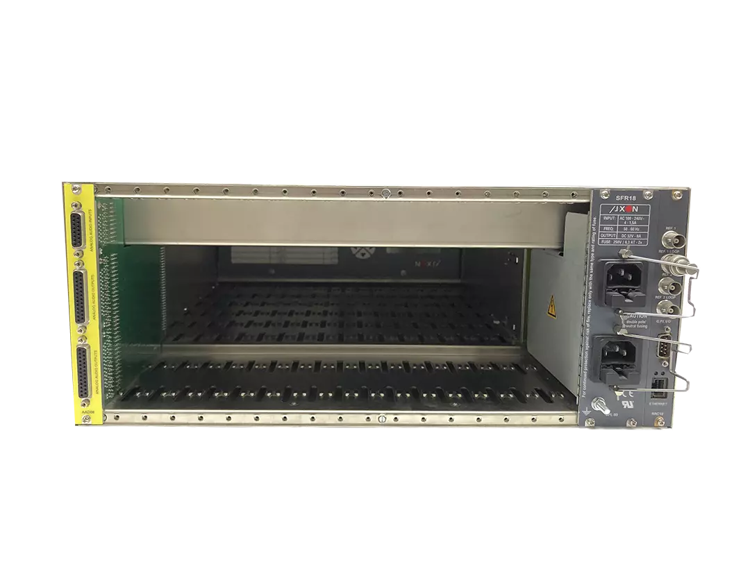Axon SFR18 4RU Housing with 18 Slots 2 PSU