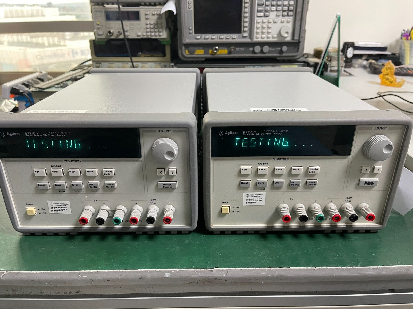 HP Agilent E3631A Triple Output DC Power Supply - XG eqpt